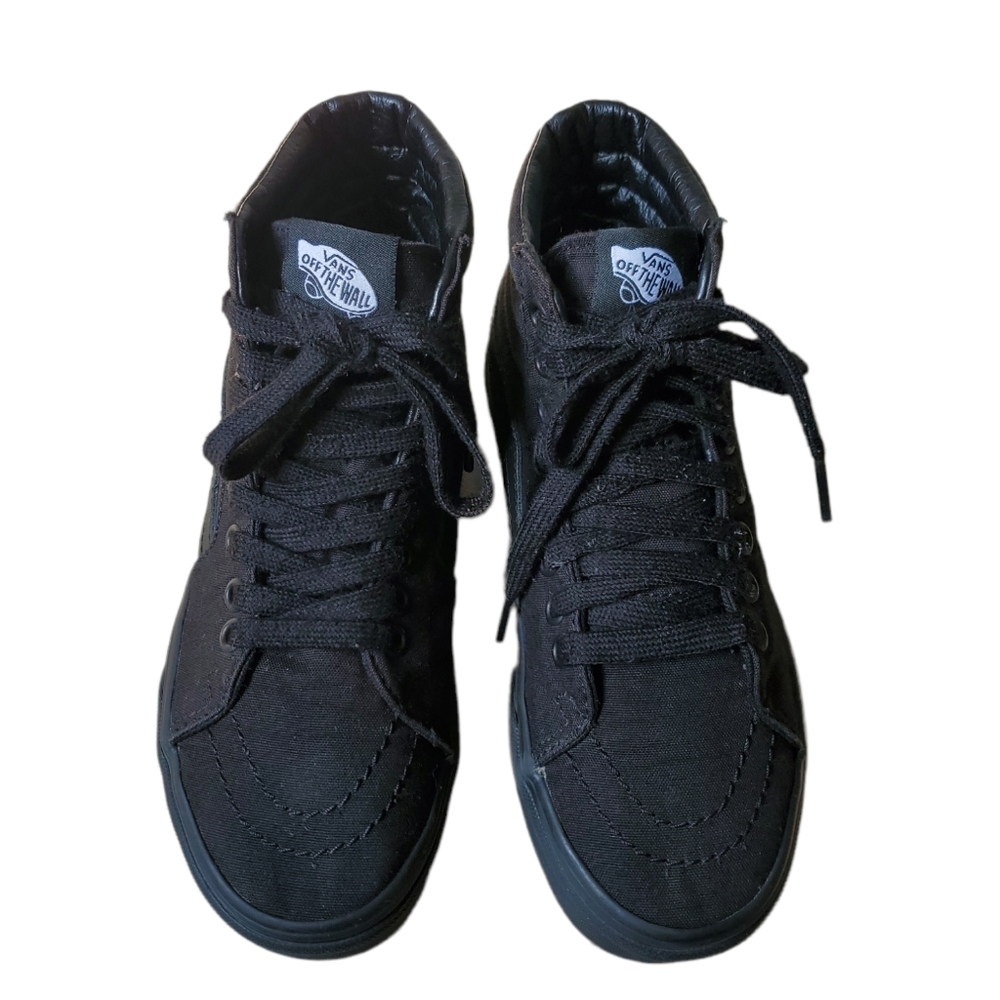 Black high top Van's